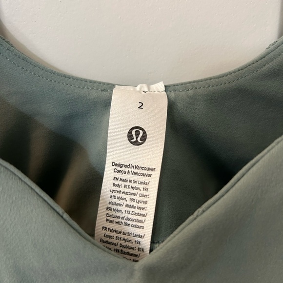 NWT Lululemon Align Tank fits A/B cup size 2 in Crater Blue - Picture 4 of 5